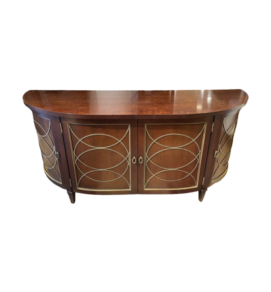 Hickory Chair Demilune AS IS (0F1005)