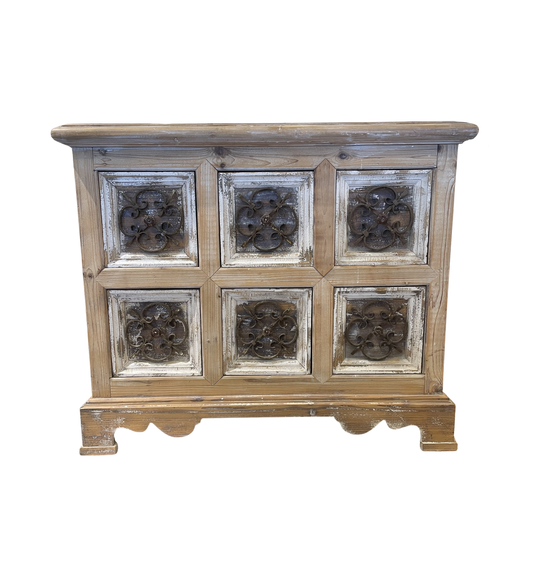Iron Front 6 Drawer Storage Chest (0KF00D)