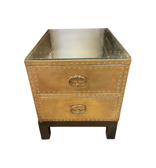 Vintage Sarried Two Drawer End Table, 1970s (0MD003)