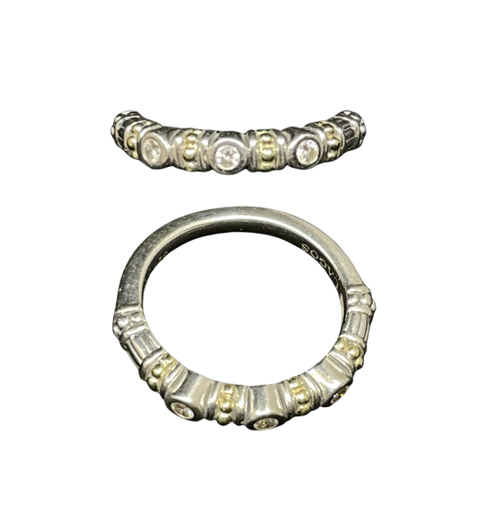 Lagos Rittenhouse Three Diamond Stacking Ring (09B00E)