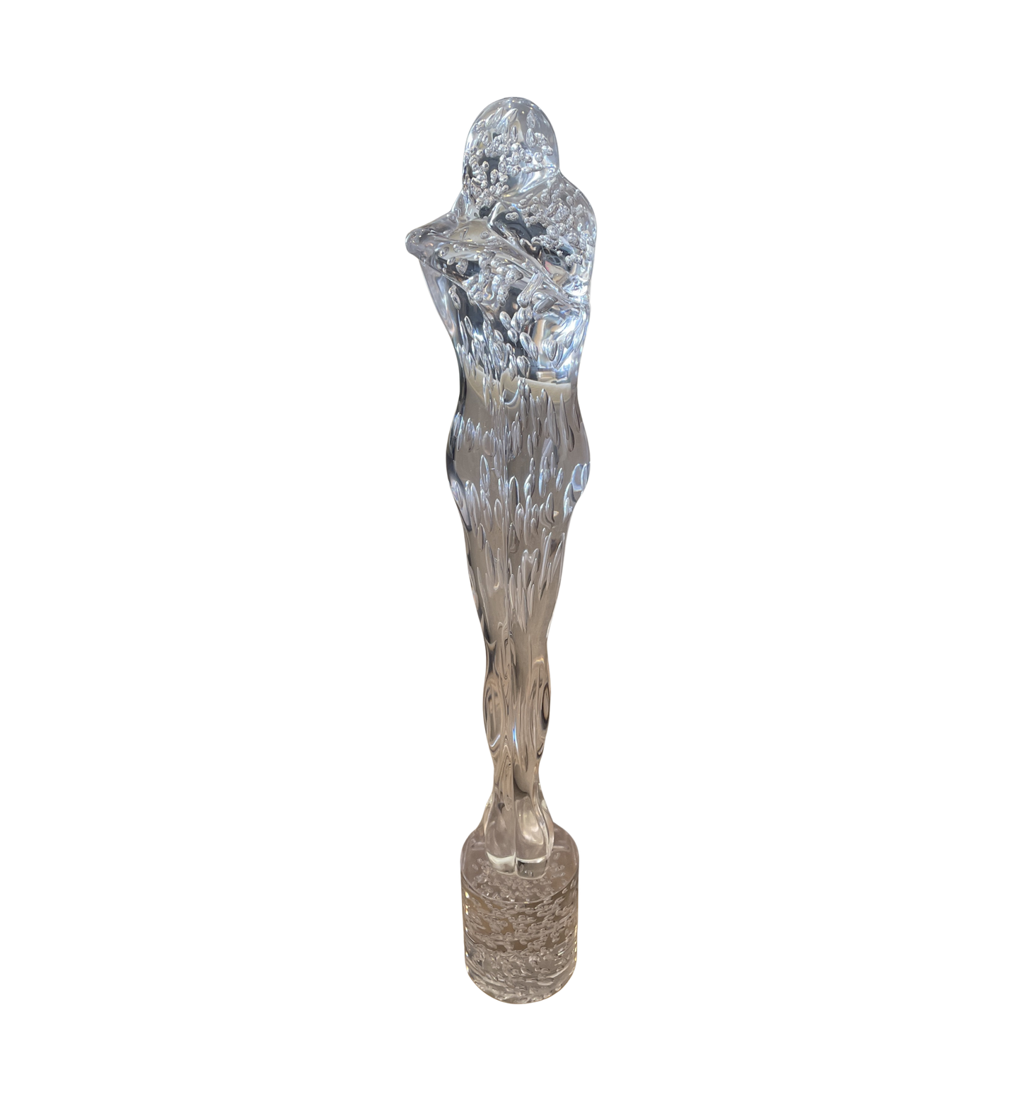 Pino Signoretto "Lovers" Murano Glass Floor Sculputure, signed (0LN007)