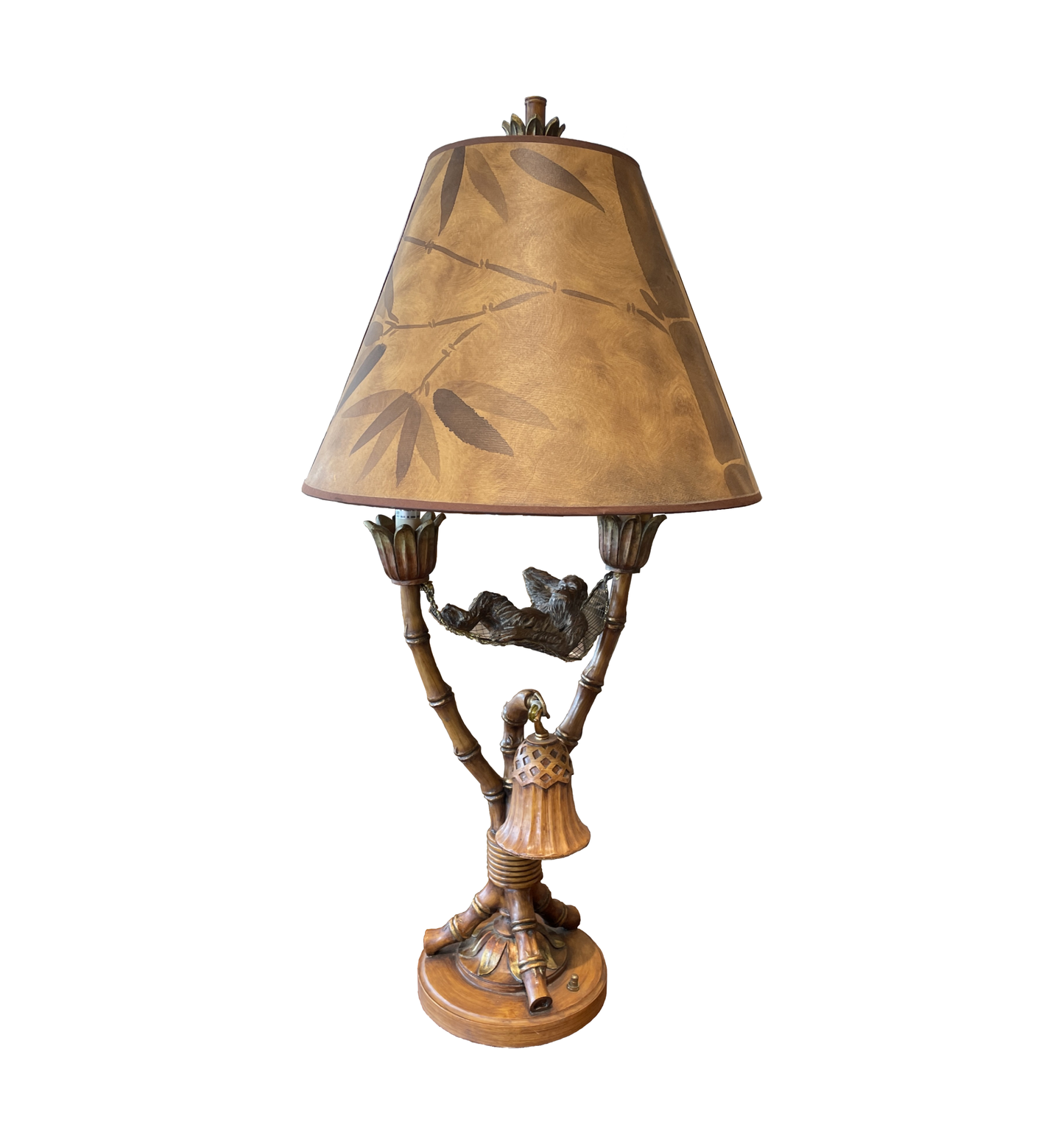 Resin Monkey Lamp (0L701O)