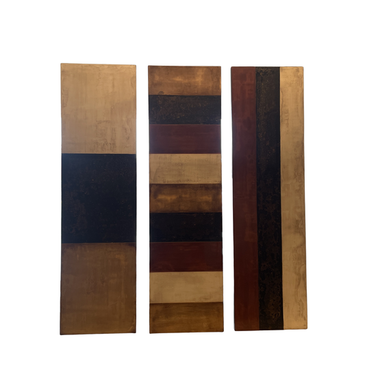 Kris Cox Triptych Panels, Mixed Media Art (0HP00Z)