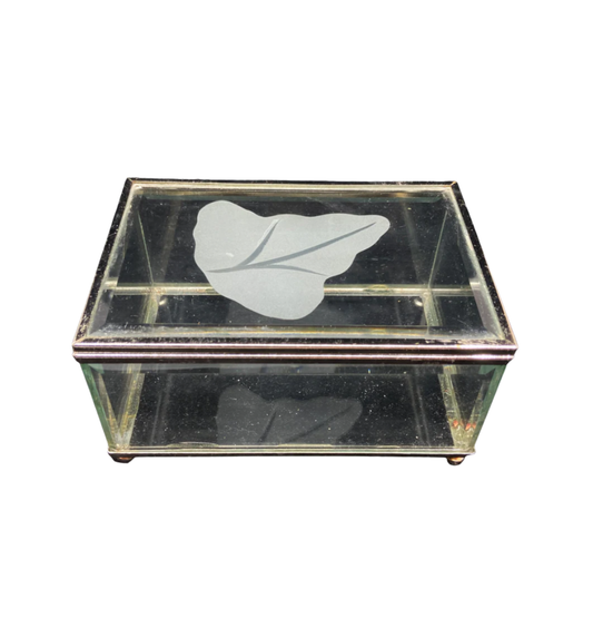 Small Metal and Glass Box (27687)