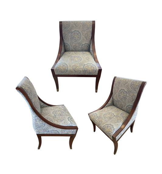 Belle Meade Custom Paisley Dining Chairs, Set of 6 (0N0002)