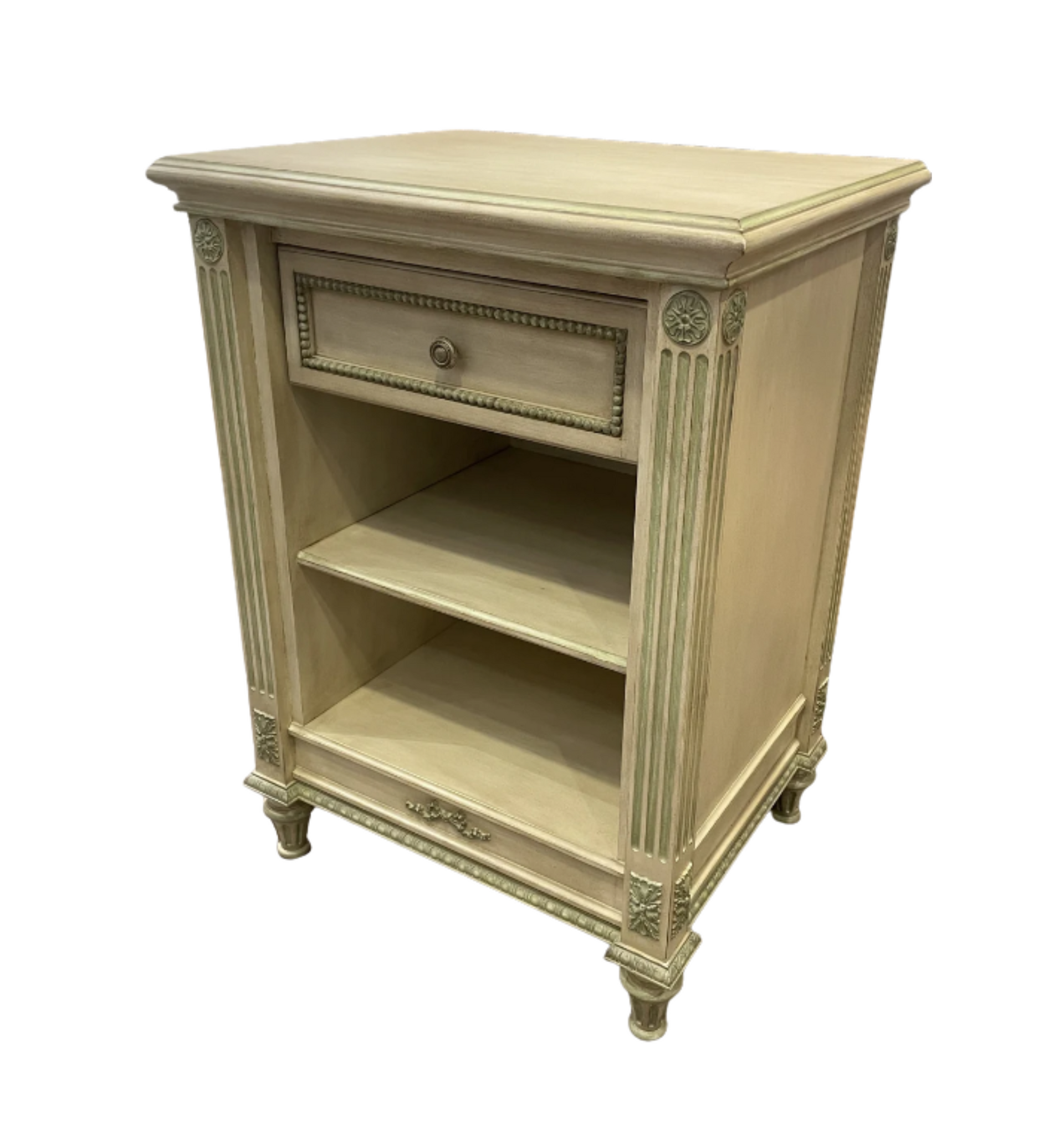 Julia Gray Louis XVI Style Nightstand (LWD92F) – The Perfect