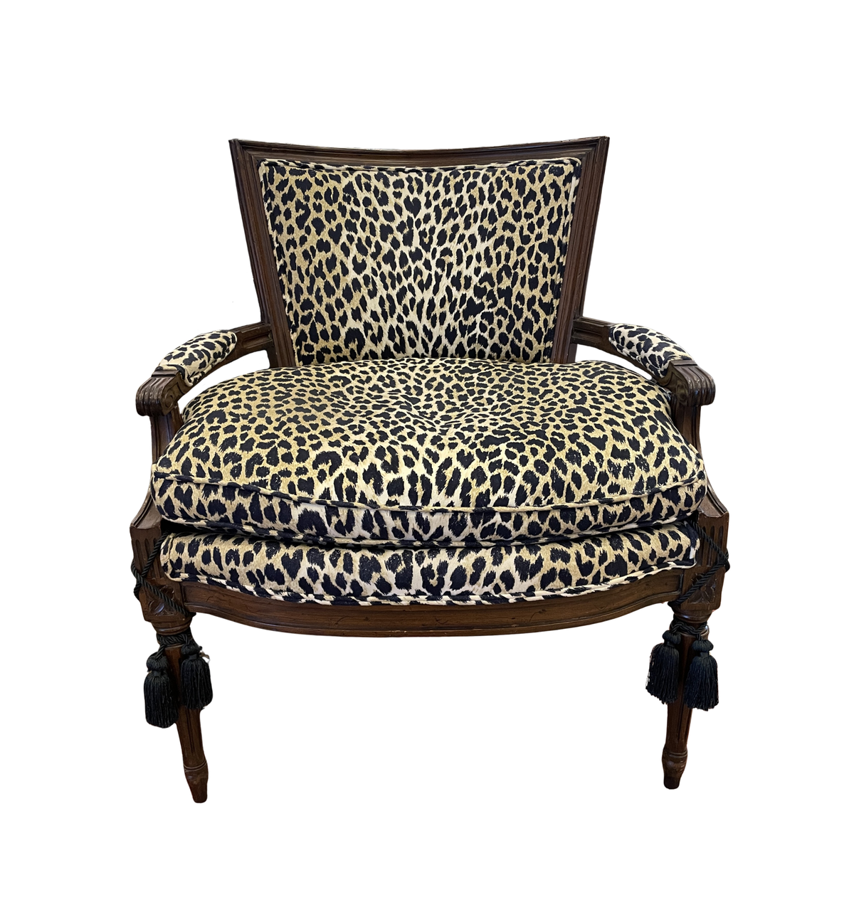 Leopard Print Chair, AS IS (0Q3001)