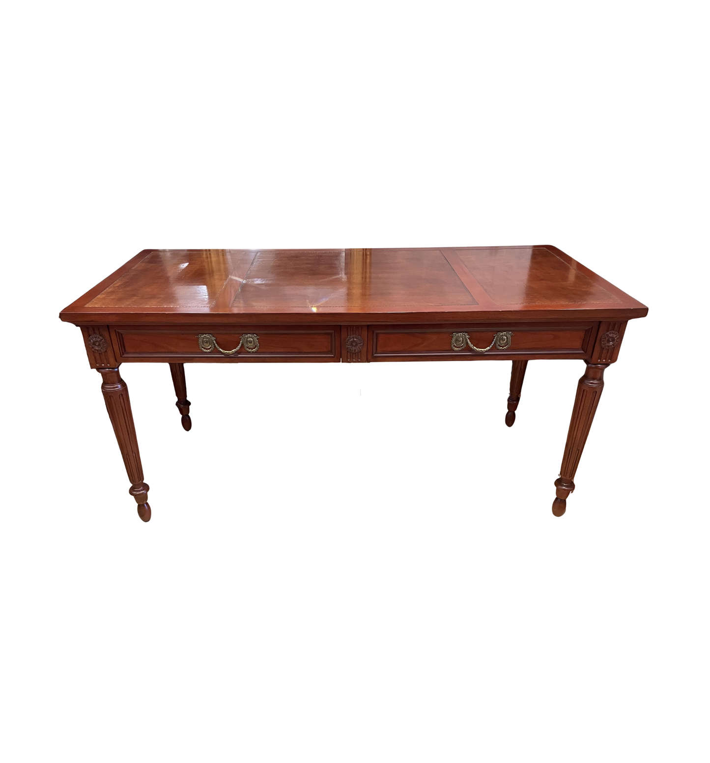Baker Writing Desk with Leather Top (0OU001)