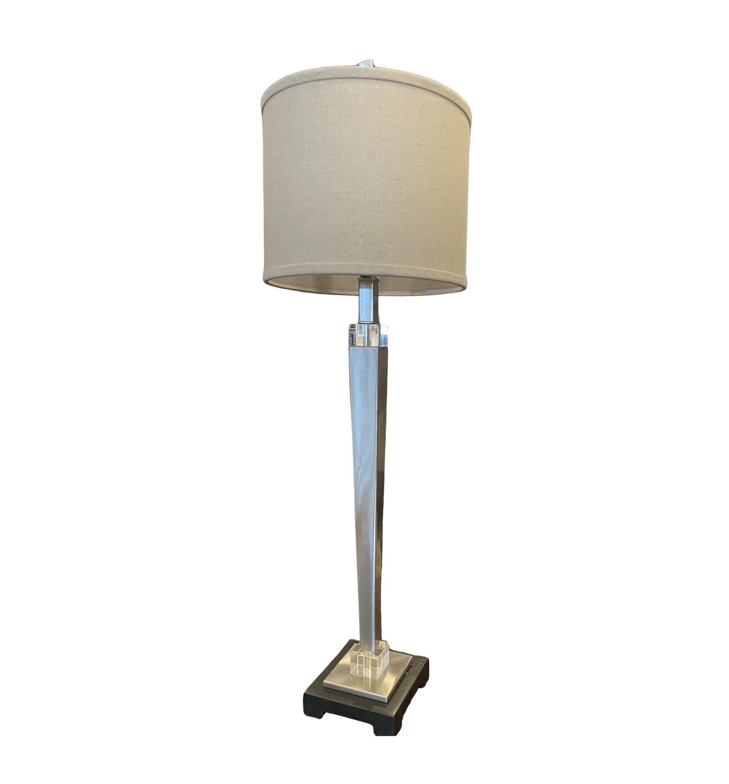 Uttermost Silver and Acrylic Lamp (0L701G)