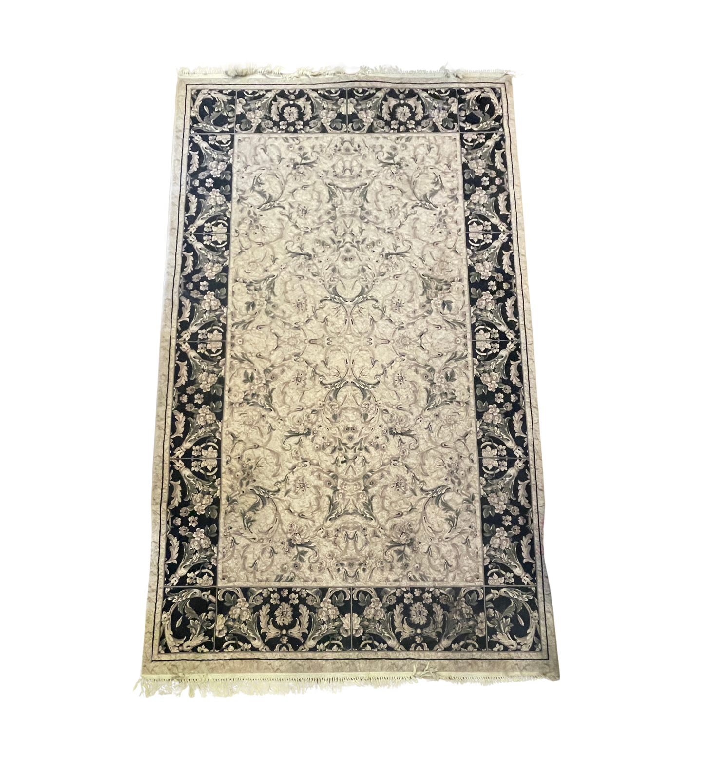 Machine Made Rug in Grays (Approx. 5x7.5) (0K9002)