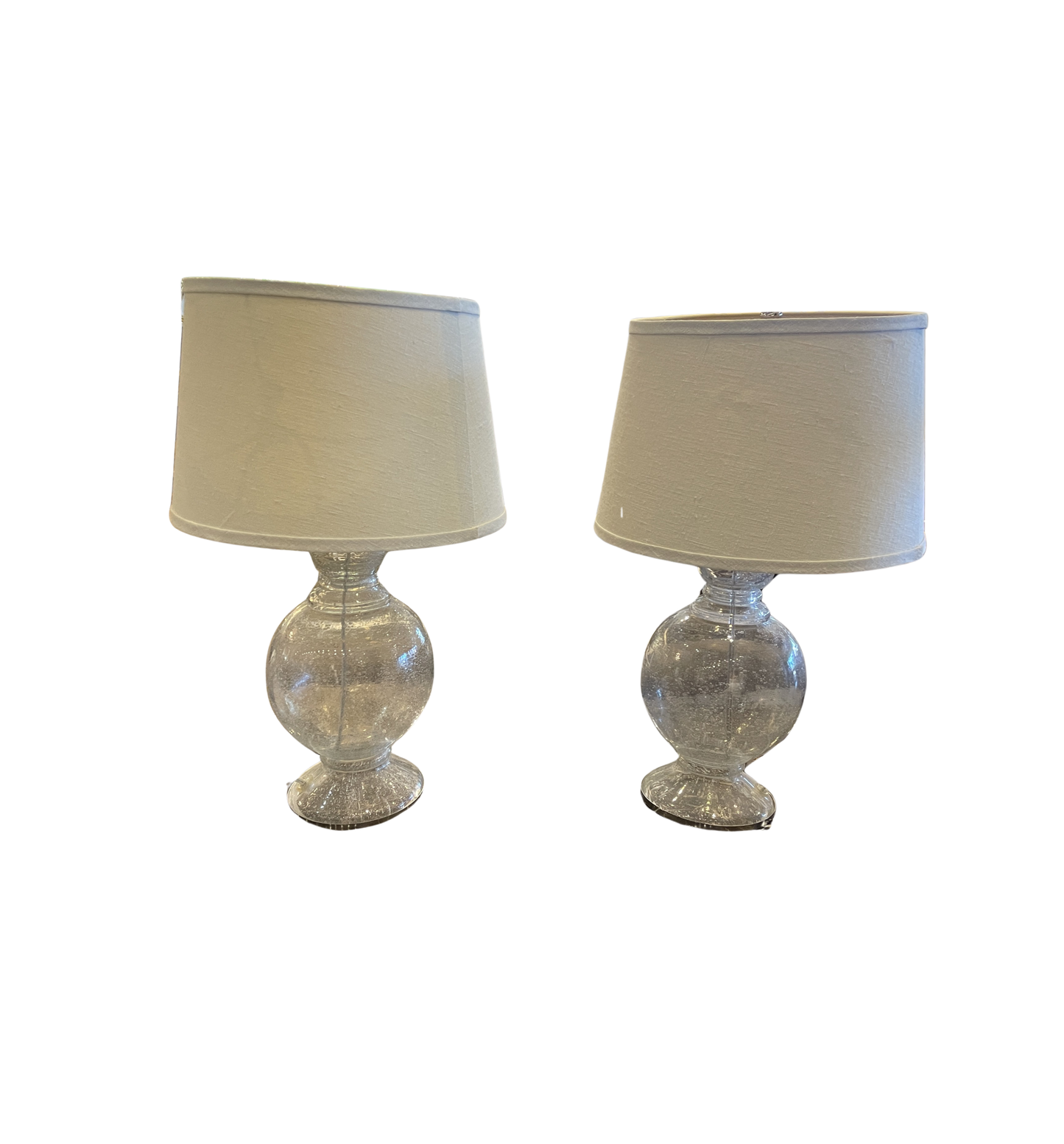 Jamie Young Bubble Glass Table Lamps, a pair (0HQ003)