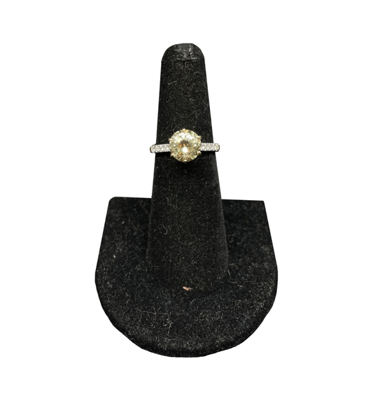 Illiana Morganite 18k Gold and Diamond Ring (01401U)