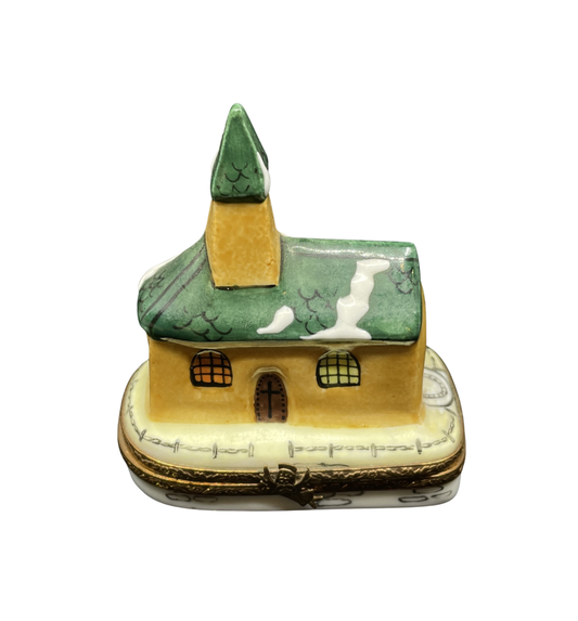 Limoges Trinket Box, Church (0IT003)