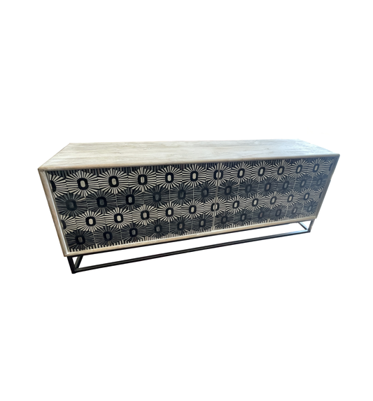 Hooker Melange Whitmore Faux Bone Credenza (0N200R)