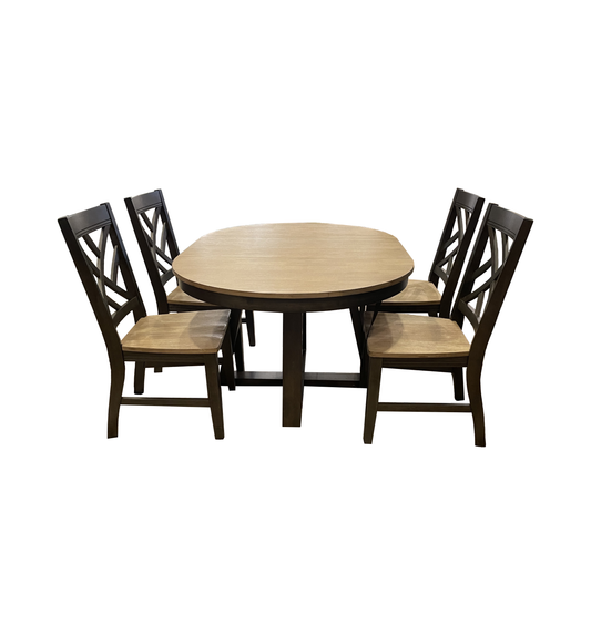 Harper Dining Table and 4 chairs, BRAND NEW (0KK00E)