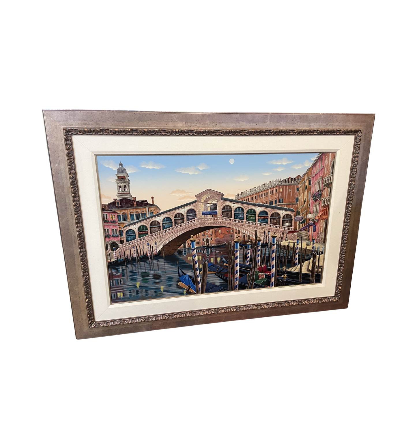 Ludmila Kondakova "Rialto Bridge at Sunset" Serigraph (0OI004)