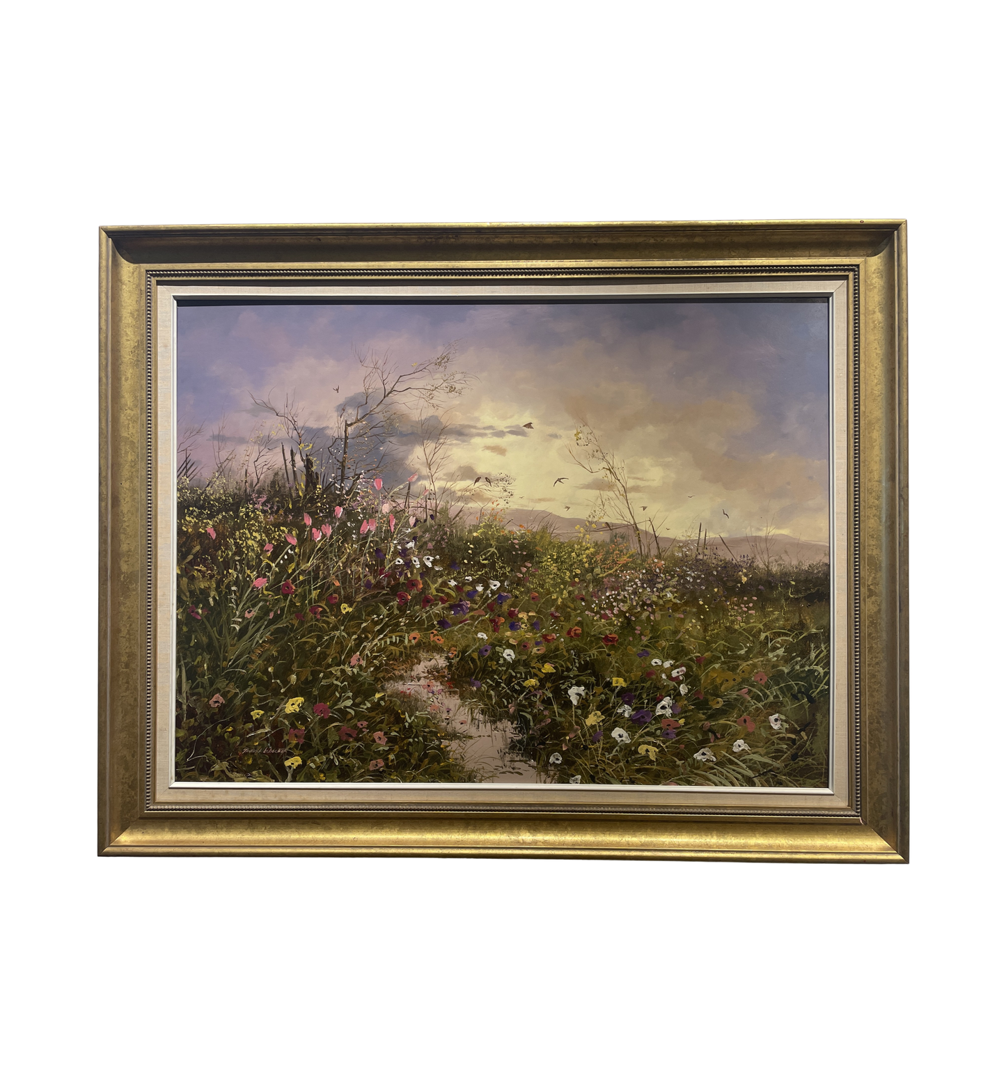 Thomas deDecker Floral Oil on Canvas (01D01B)