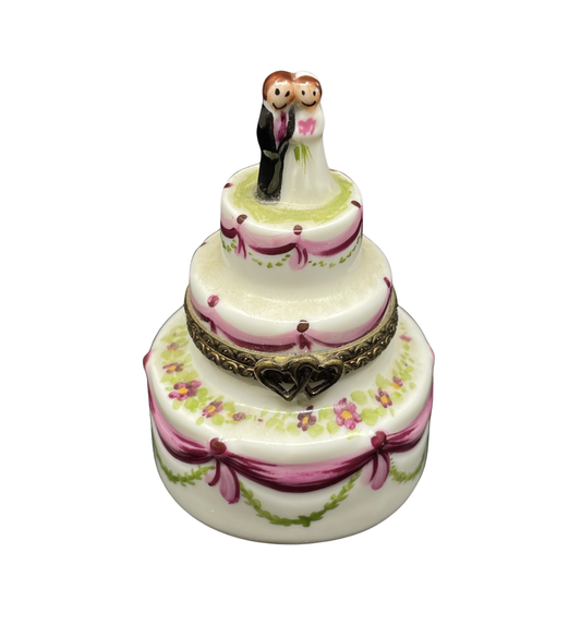 Limoges Trinket Box, Wedding Cake (0IT004)