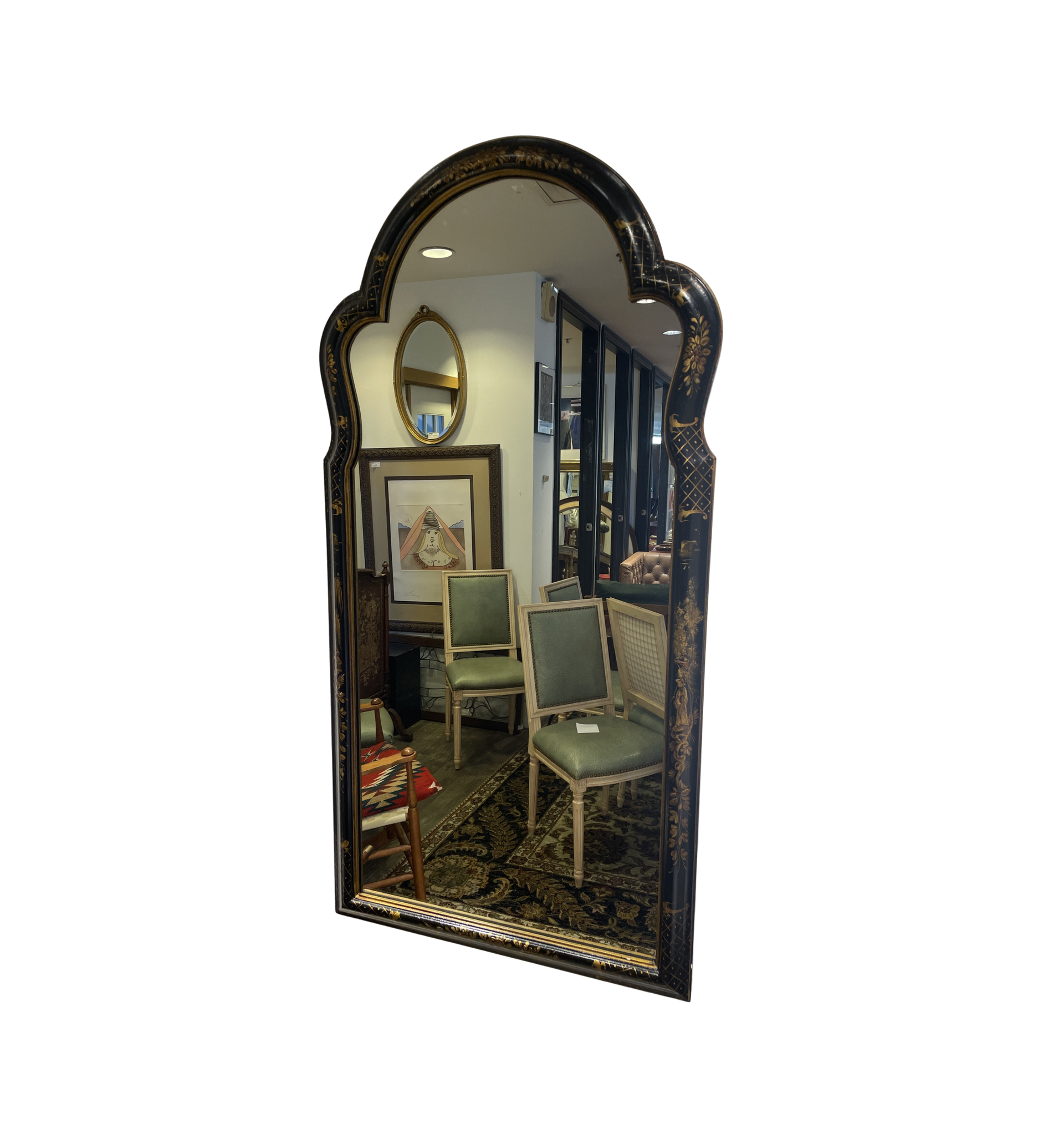 Drexel Chinoiserie Et Cetera Keyhole Mirror (0HP004) – The Perfect