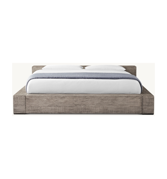 Restoration Hardware Monterey Platform Bed, Queen (0HV009)