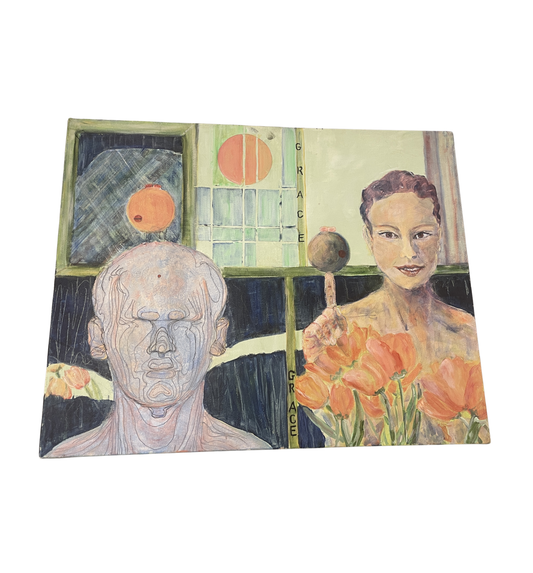 J Drury "Faces of Light" Acrylic on Canvas (0KY00H)