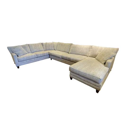 Century Sectional with Chaise, AS IS (0MK003)