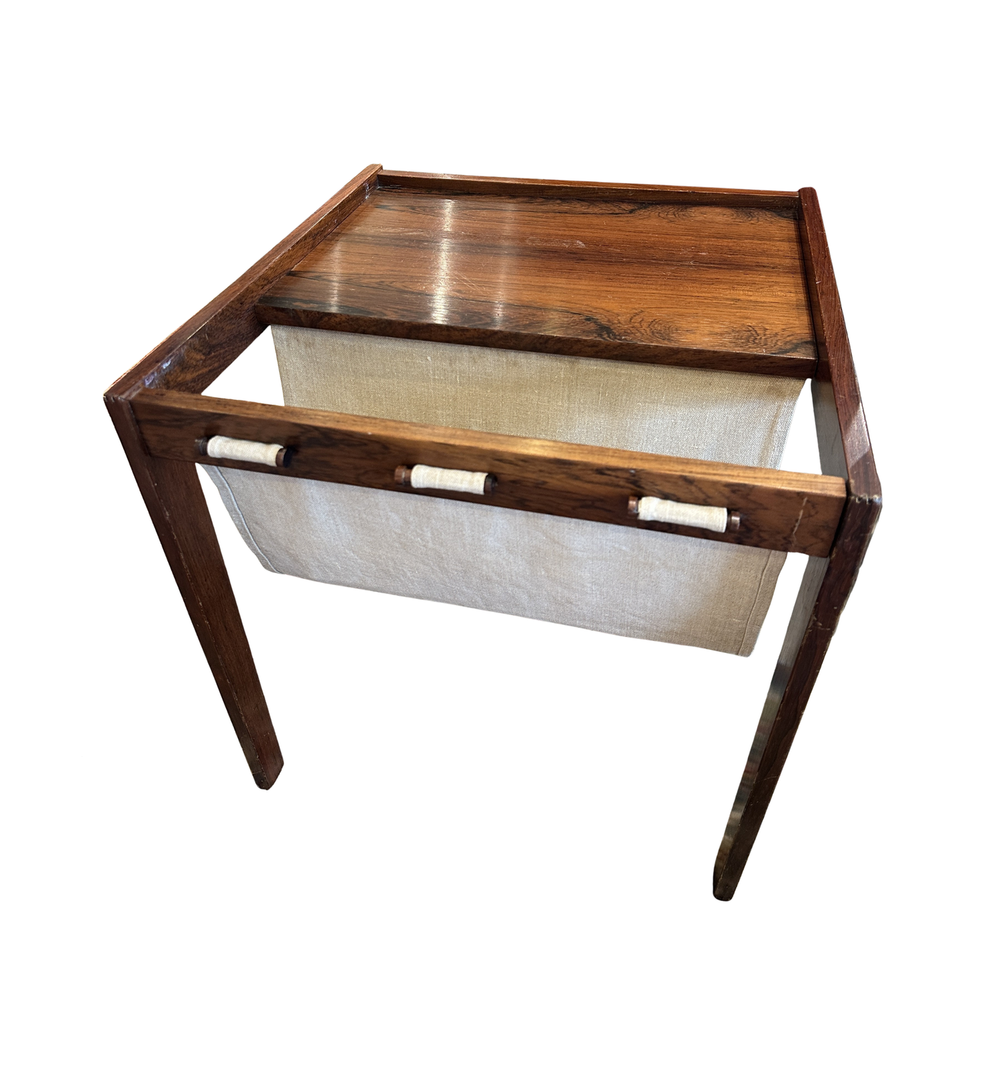 Bent Silber Mobler Rosewood Side Table/Magazine Rack (0NG009)