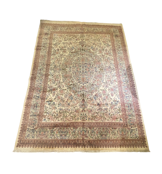 Hand Knotted French Tabriz AS IS (Approx. 9'10x13'5) (01D01X)