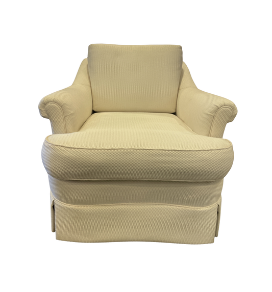 Vintage Club Chair Reupholstered (Two available) (0KH001)