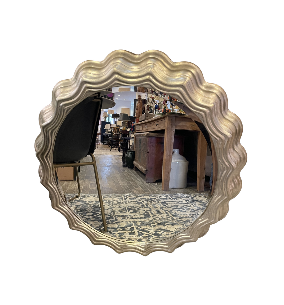 Silver Wall Mirror (0QT006)