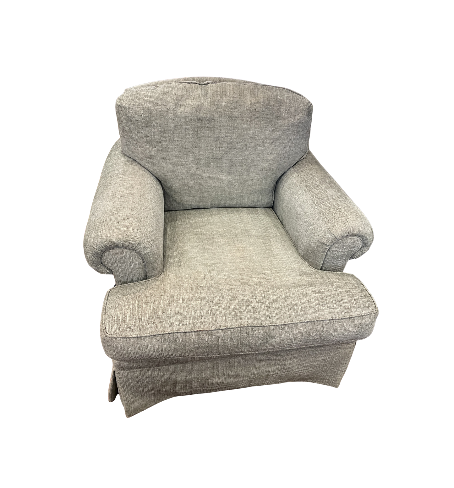 Seafoam Occassional Arm Chair, AS IS (Two available 01B02K 01B02L)
