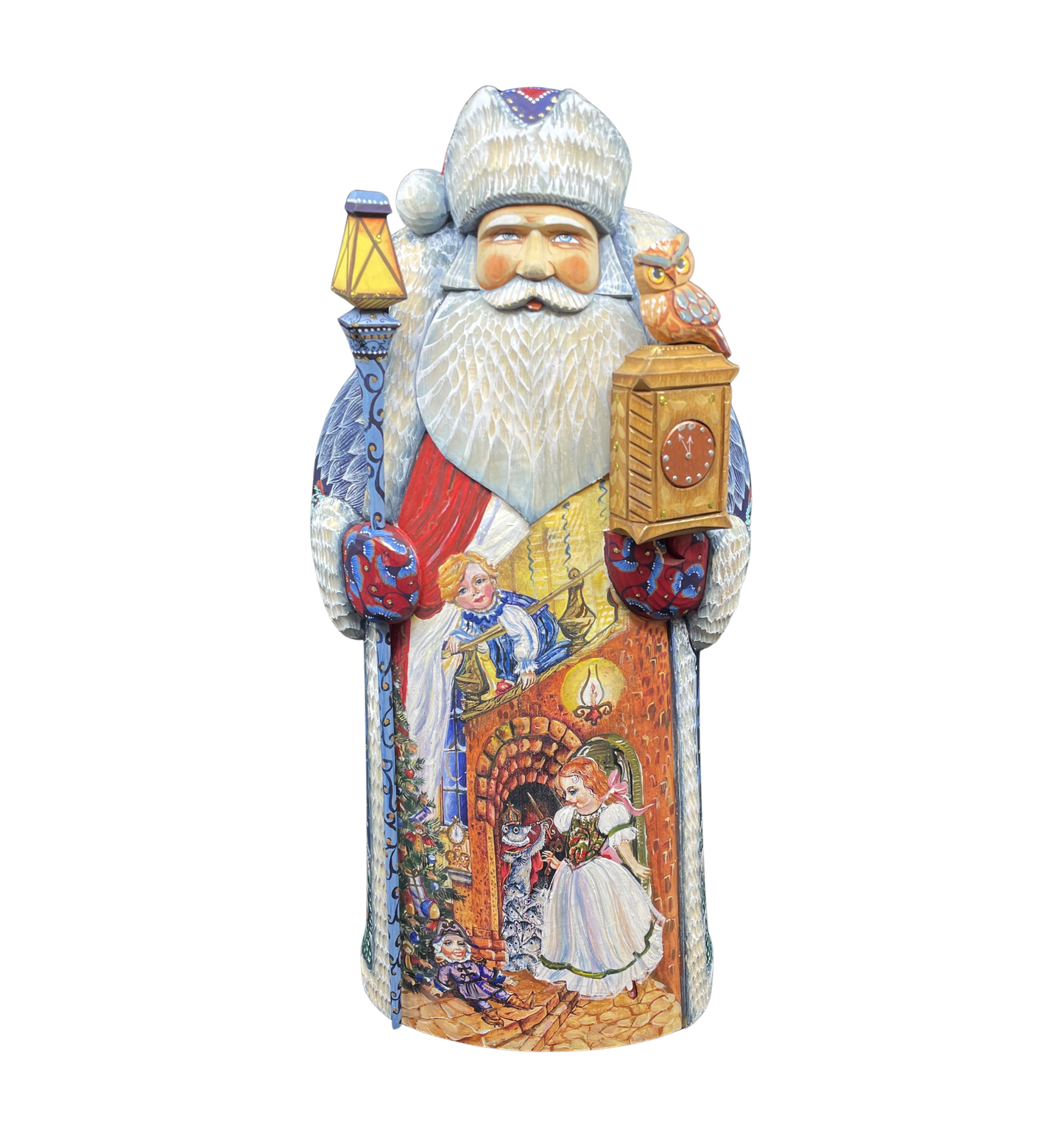 DeBrekht Hand Carved and Painted Santa (0IK00R)