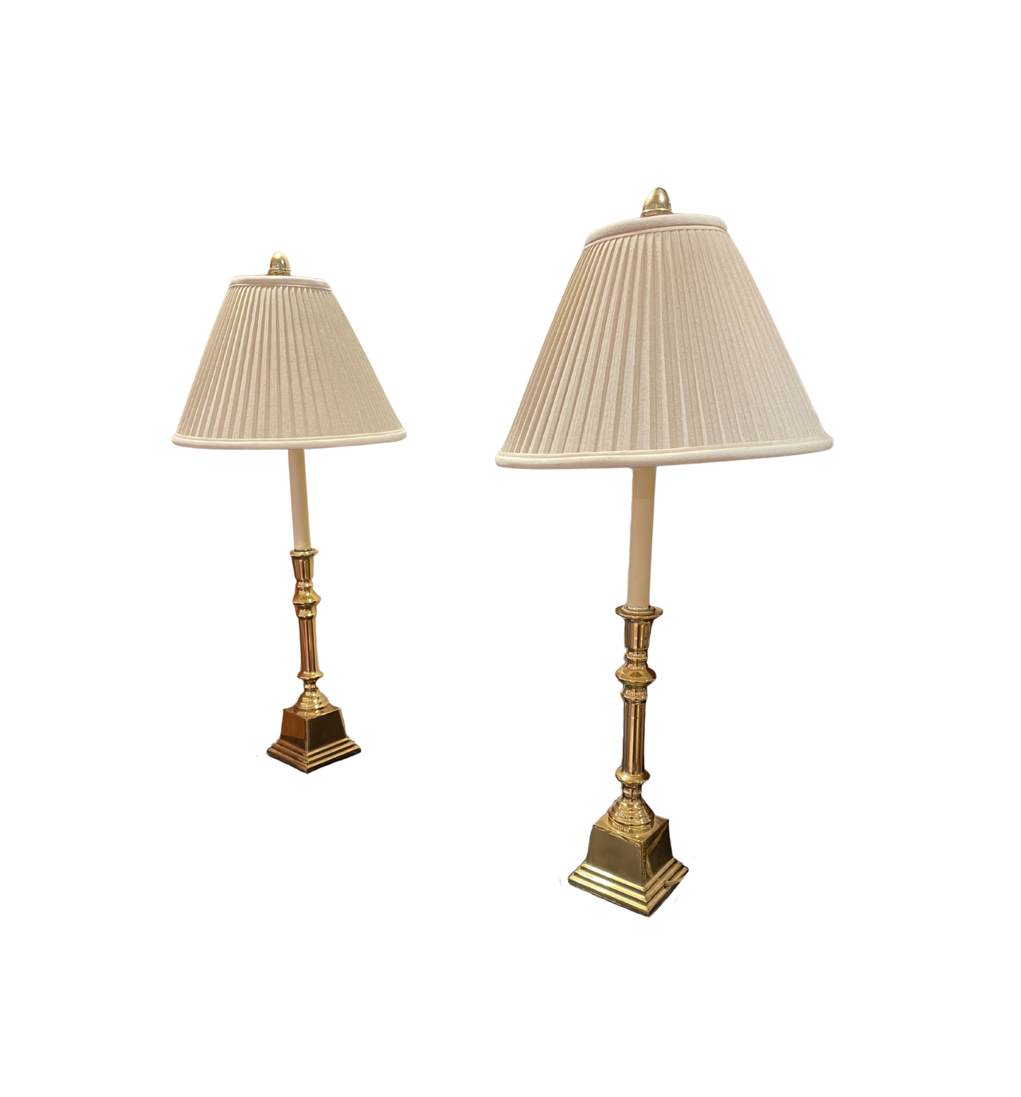 Pr. Brass Candlestick Lamps (0ID002)