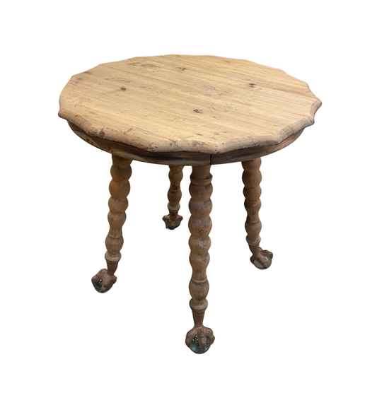 Antique Claw Foot Table, AS IS (0JL04D)