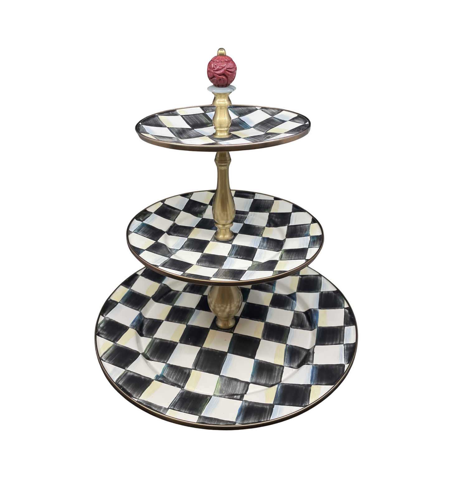 Mackenzie-Childs Sweet Stand Courtly Check (0NL004)