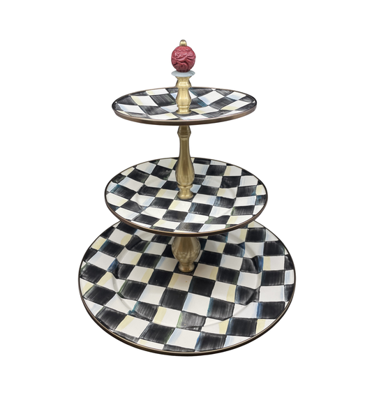Mackenzie-Childs Sweet Stand Courtly Check (0NL004)
