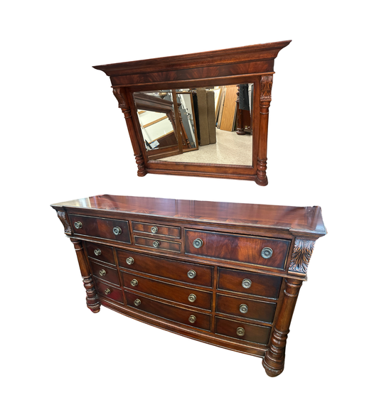 Universal Furniture Dresser and Mirror AS IS (0N8004)