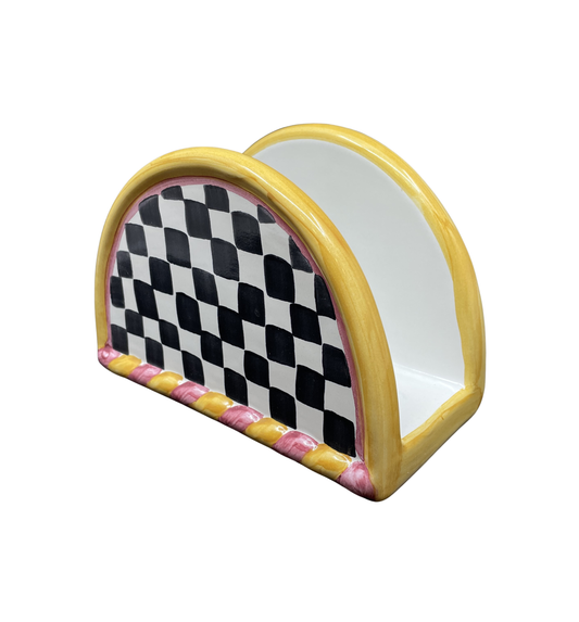 Mackenzie-Childs Napkin Holder, terracotta (0NL008)