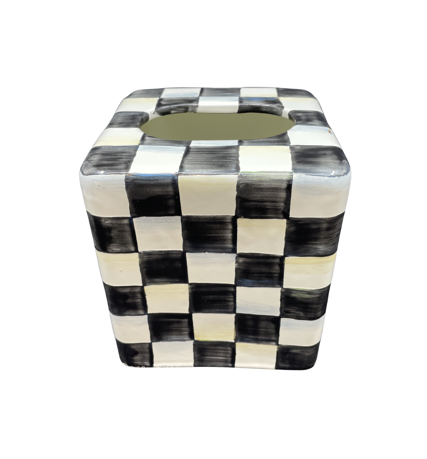 Mackenzie-Childs Courtly Check Tissue Holder (0NL009)