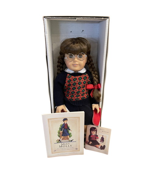 American Girl Doll Molly, Missing Hat and Bag, VINTAGE (0OR00P)