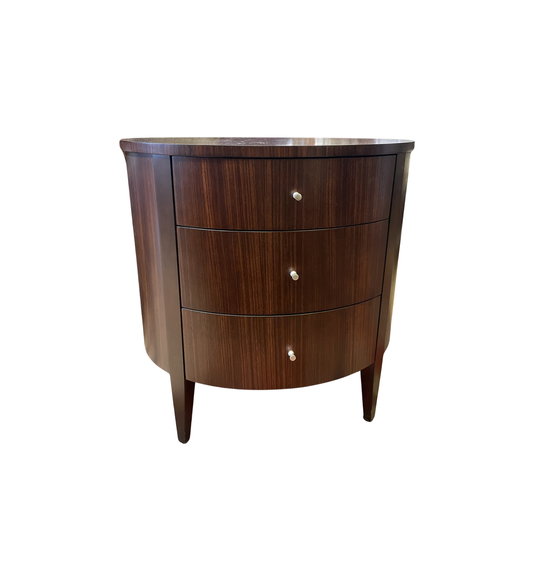 Ethan Allen Modern Walnut Nightstand (Two available) (0I6004)