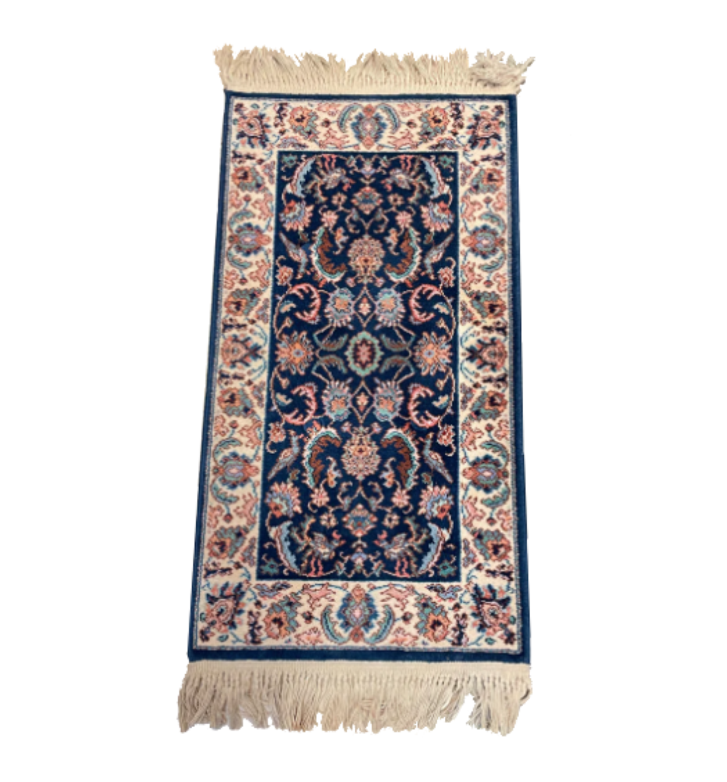 Karastan Rug-Blues and Pinks (Approx. 2'x4') (0EK006)