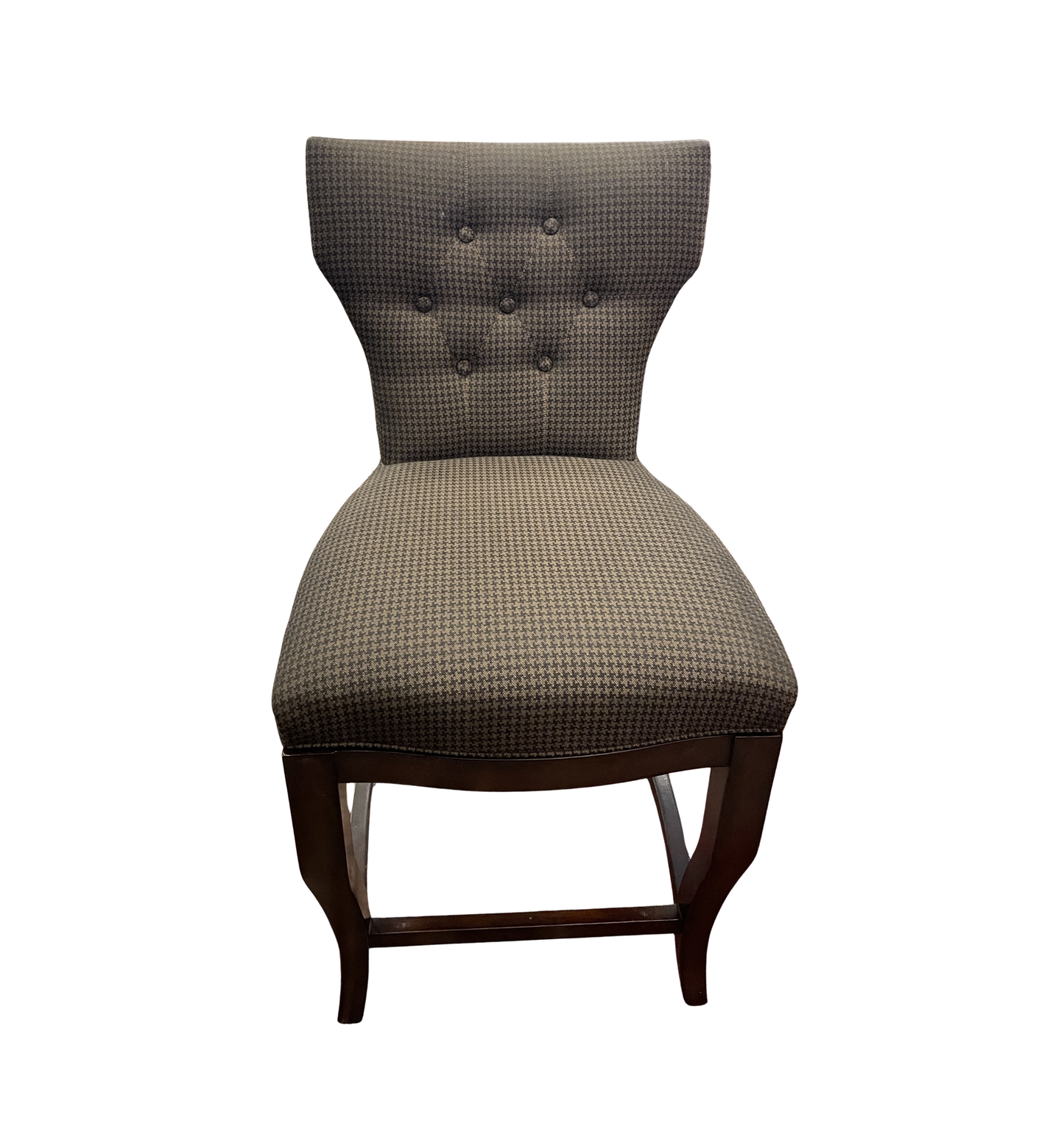 Houndstooth Swivel Barstool, AS IS Counter Height (Four available 0NT00E, 00F, 00G, 00H)