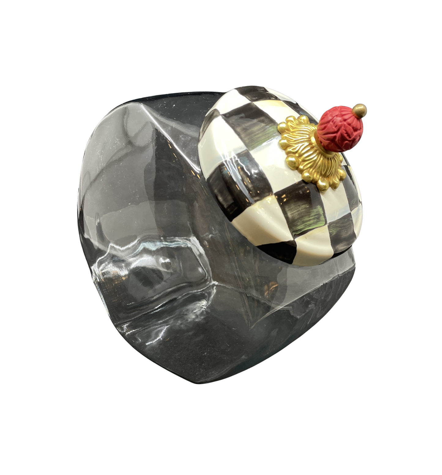 Mackenzie-Childs Courtly Check Cookie Jar (0OO001)