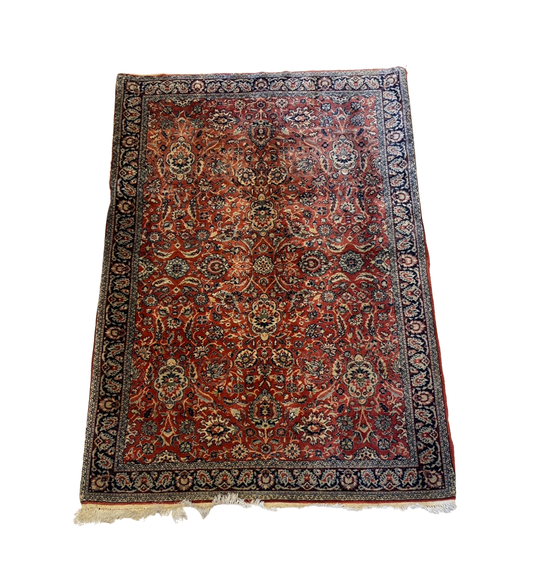 Hand Knotted Caucasian Rug, 4.5x8 (0IS001)