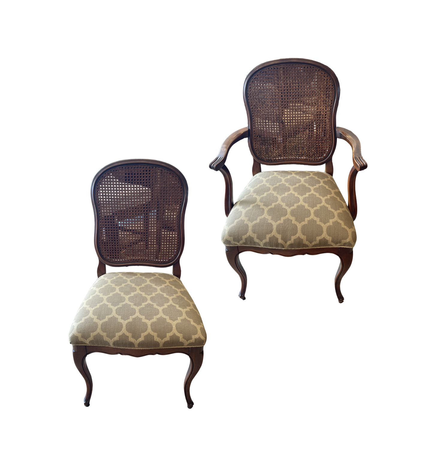 Davis Furniture Company Caned Dining Chairs, set of 6 (037002)