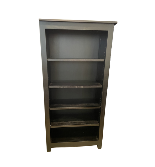 Black Bookcase (attr. Room and Board) (Two available 0OU002 0OU003)
