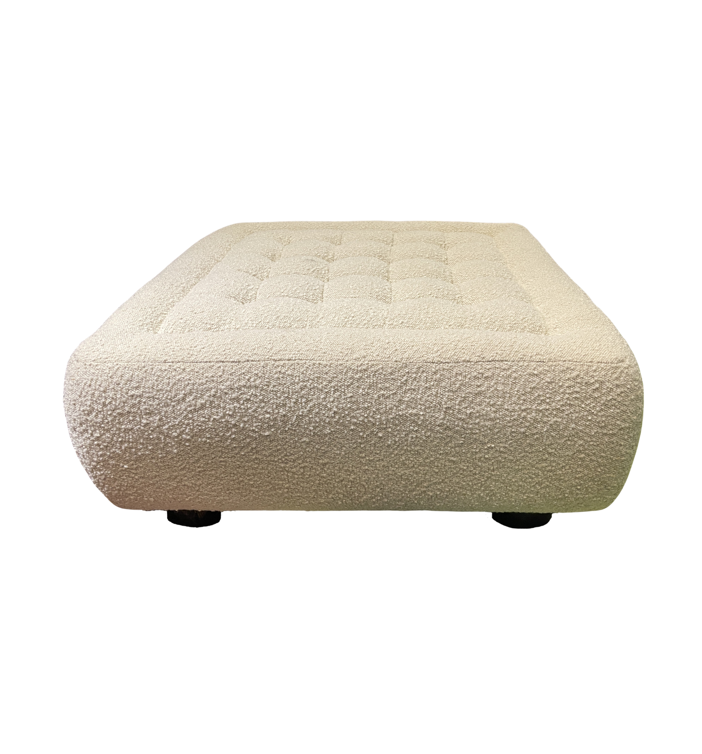CB2 by Lenny Kravitz "Fells" Boucle Ottoman (0LG00S)