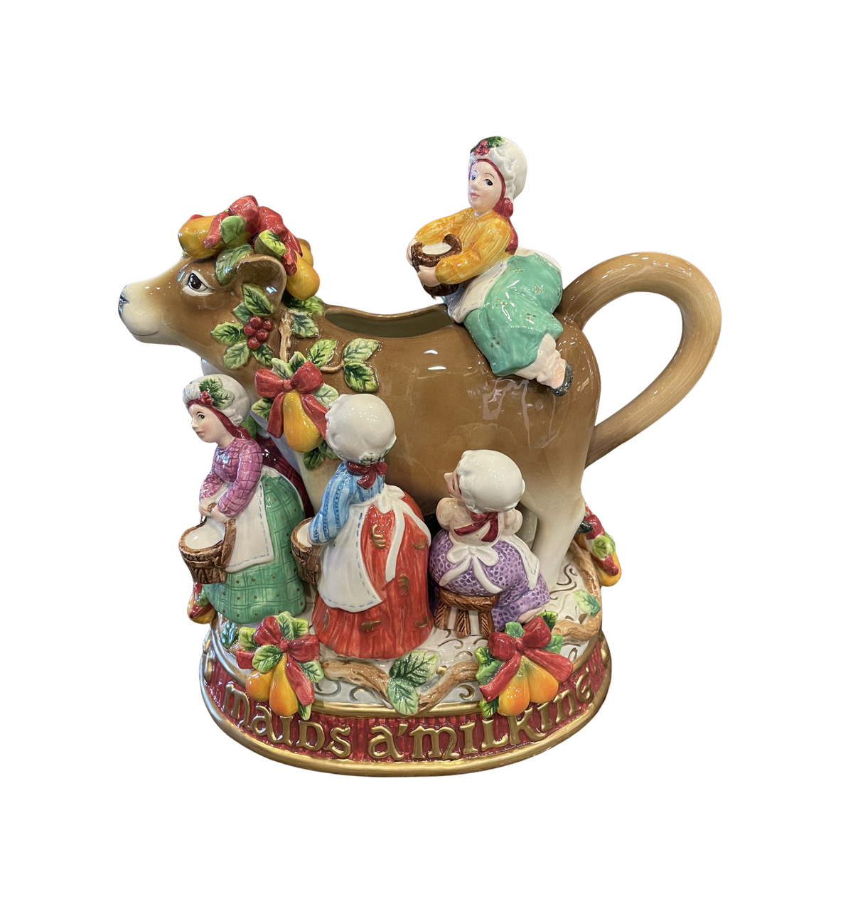 Fitz and Floyd 12 Days of Christmas 8 Maids a Milking (0Q7009)