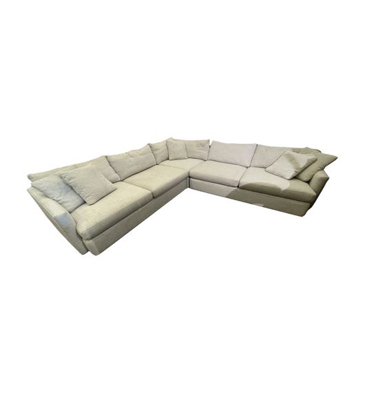 Crate and Barrel Lounge L Shaped Sofa (0N5001)